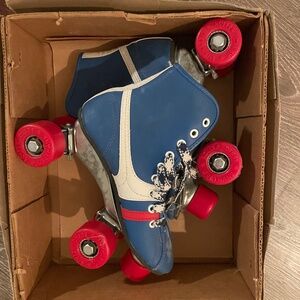 Exceptionally cute little kid vintage roller skates